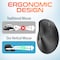 Delton Ergonomic Mouse, Vertical Computer Mouse Wireless with Auto Pair USB 6 Buttons Adjustable DPI DMERGS12P-WB - alternate 4